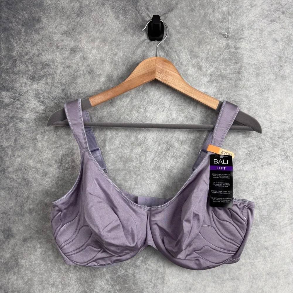 Bali‎ Bra Lift & Minimizer Bundle Lot of 2 Underwire Bras Size 42DD NWT